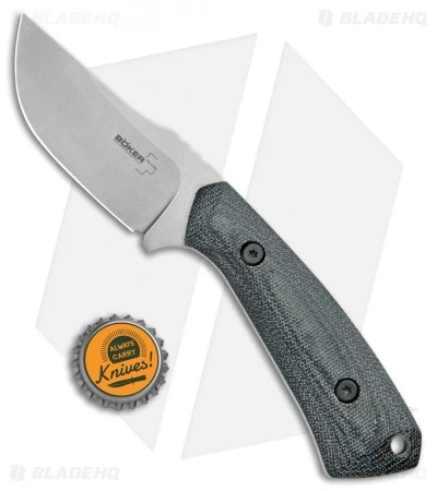 Boker Plus Spark Fixed Blade Knife Micarta (3.125" Stonewash) 02BO010 6 Boker Plus Spark Fixed Blade Knife Micarta (3.125" Stonewash) 02BO010 - Image 4