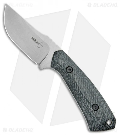 Boker Plus Spark Fixed Blade Knife Micarta (3.125" Stonewash) 02BO010 3 Boker Plus Spark Fixed Blade Knife Micarta (3.125" Stonewash) 02BO010