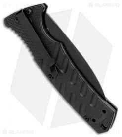 Boker Plus Strike Dagger Automatic Knife Black (3.25" Black D2) 8 Boker Plus Strike Dagger Automatic Knife Black (3.25" Black D2) -Boker Boker Plus Strike Dagger Auto Black Black 01BO428NSOI BHQ 97035 jr side