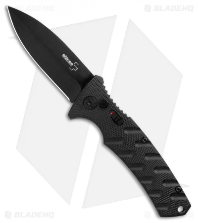Boker Plus Strike Dagger Automatic Knife Black (3.25" Black D2) 3 Boker Plus Strike Dagger Automatic Knife Black (3.25" Black D2)