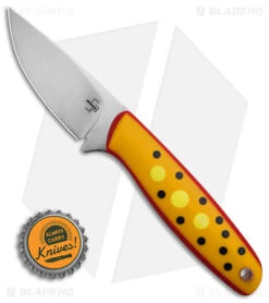 Boker Plus The Brook Yellow Trout Fixed Blade Knife Yellow G-10 (2.8" Satin) -Boker Boker Plus The Brook Yellow Trout FB Yellow G10 2in Satin BHQ 142956 td size