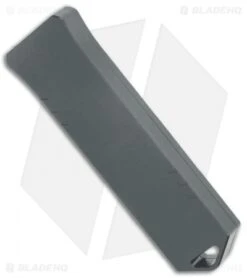 Boker Plus USB OTF Automatic Knife Gray Aluminum (1.7" Black SW) -Boker Boker Plus USB OTF Auto Gray Aluminum Black SW BHQ 125998 jr side