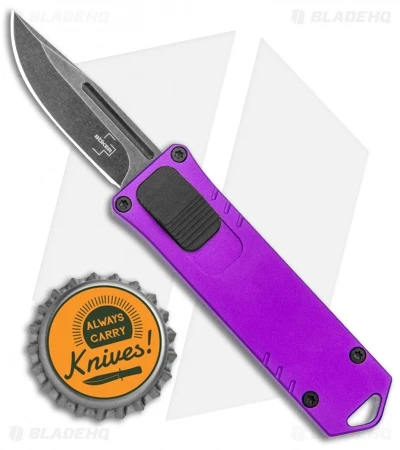 Boker Plus USB OTF Automatic Knife Purple Aluminum (1.7" Black SW) 6 Boker Plus USB OTF Automatic Knife Purple Aluminum (1.7" Black SW) - Image 4
