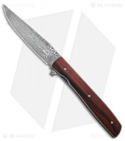 Boker Plus Brad Zinker Urban Trapper Knife Cocobolo (3.5" Damascus) 01BO176DAM