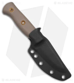 Boker Plus Vigtig Fixed Blade Knife Brown Micarta (3.5" Black) 02BO075 -Boker Boker Plus Vigtig FBK Brown Micarta 3in Black BHQ 146732 td sheath