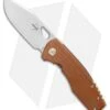 Boker Plus Vox F3.5 Frame Lock Knife Brown Micarta (3.4" Satin) 01BO338 -Boker Boker Plus Vox F3.5 Frame Lock Knife Brown Micarta 3.4 Satin 01BO338 BHQ 125036 LS