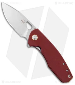 Front Page 7 Boker Plus Voxnaes Little Friend Liner Lock Knife Burgundy G-10 (3" Satin S35VN)