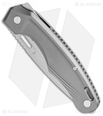 Boker Plus Warbird Liner Lock Knife Aluminum (3.6" Stonewash) 01BO749 4 Boker Plus Warbird Liner Lock Knife Aluminum (3.6" Stonewash) 01BO749 - Image 2