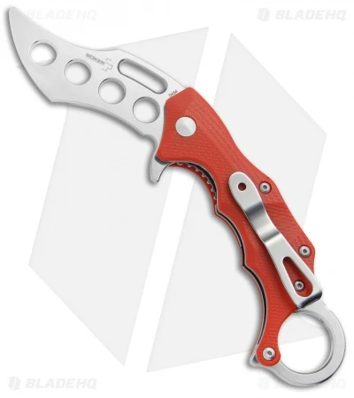 Boker Plus Wildcat Karambit Liner Lock Trainer Red G-10 (2.8" Satin) 01BO779 3 Boker Plus Wildcat Karambit Liner Lock Trainer Red G-10 (2.8" Satin) 01BO779