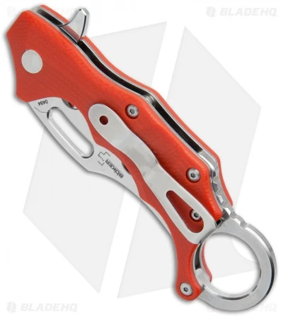 Boker Plus Wildcat Karambit Liner Lock Trainer Red G-10 (2.8" Satin) 01BO779 4 Boker Plus Wildcat Karambit Liner Lock Trainer Red G-10 (2.8" Satin) 01BO779 - Image 2