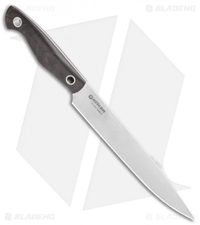 Boker Vox Saga 7.5" Carving Kitchen Knife Grenadill Wood 3 Boker Vox Saga 7.5" Carving Kitchen Knife Grenadill Wood - Image 2