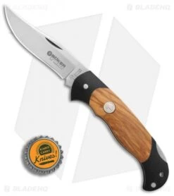 Boker Scout Lightweight Lockback Knife Olive Wood (3.1" Satin) 112095 9 Boker Scout Lightweight Lockback Knife Olive Wood (3.1" Satin) 112095 -Boker Boker Scout Lightweight Olive satin BHQ 86575 er bottlecap