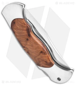 Boker Scout Lockback Pocket Knife Thuya Wood (3.125" Satin) 112002TH -Boker Boker Scout Lock Back Pocket Knife Thuya Wood 3in Satin BHQ 40099 td side