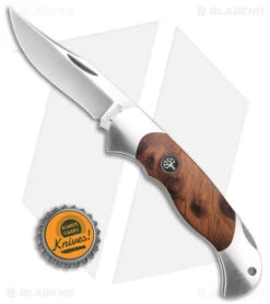 Boker Scout Lockback Pocket Knife Thuya Wood (3.125" Satin) 112002TH -Boker Boker Scout Lock Back Pocket Knife Thuya Wood 3in Satin BHQ 40099 td size