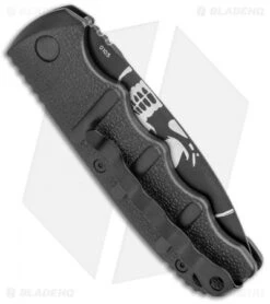 Boker Skull Kalashnikov Dagger Automatic Knife (3.25" Black D2) 13 Boker Skull Kalashnikov Dagger Automatic Knife (3.25" Black D2) -Boker Boker Skull Kalashnikov Dagger Auto Black D2 BHQ 48870 jr side