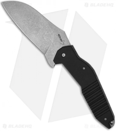 Boker Sniper Bladeworks S2 Liner Lock Knife (4" Stonewash) 01BO160 3 Boker Sniper Bladeworks S2 Liner Lock Knife (4" Stonewash) 01BO160