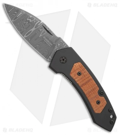 Boker Special Run Solo II Anso Folding Knife Maple (2.95" Damascus) 110634DAM 3 Boker Special Run Solo II Anso Folding Knife Maple (2.95" Damascus) 110634DAM