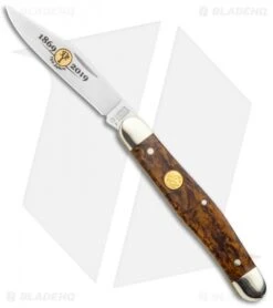 Boker Stockman 150th Anniversary Edition Pocket Knife Curly Birch Wood 115985
