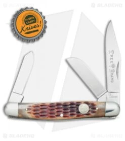 Boker Stockman Knife 4" Brown Jigged Bone 110726 -Boker Boker Stockman 4in Brown Jigged Bone BO110726 BHQ 40070 jr bottlecap