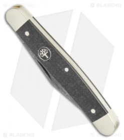 Boker Stockman Pocket Knife Jute Micarta (3" Black Stonewash) 114985 -Boker Boker Stockman Pocket Knife 3.0 Jute Micarta 114985 BHQ 118357 LS Spine