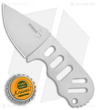 Böker Plus Subcom Fixed Blade Stainless Handle (2.5" Gray) 02BO012 6 Böker Plus Subcom Fixed Blade Stainless Handle (2.5" Gray) 02BO012 - Image 4
