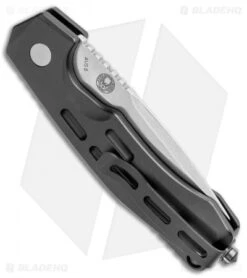 Boker Thunder Storm Automatic Knife Black (2.875" Satin AUS-8) 7 Boker Thunder Storm Automatic Knife Black (2.875" Satin AUS-8) -Boker Boker Thunder Storm Auto Black Satin BHQ 110585 jr side