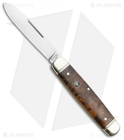 Boker Cattle Knife 4.5" Pocket Knife Curly Birch 3 Boker Cattle Knife 4.5" Pocket Knife Curly Birch
