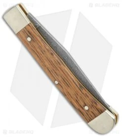 Boker Trapper Asbach Uralt Slip Joint Knife Oak Wood (3.35" Damascus) 8 Boker Trapper Asbach Uralt Slip Joint Knife Oak Wood (3.35" Damascus) -Boker Boker Trapper Asbach Uralt SJ Oak Wood Damascus BHQ 137743 jr side