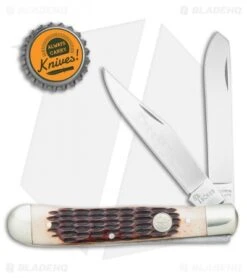 Boker Trapper Pocket Knife 4.25" Brown Jigged Bone 110732 9 Boker Trapper Pocket Knife 4.25" Brown Jigged Bone 110732 -Boker Boker Trapper Brown Jigged Bone BO110732 BHQ 40075 jr bottlecap