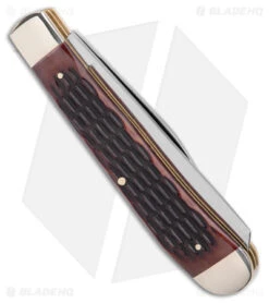Boker Trapper Traditional Pocket Knife Jigged Brown Bone (Polished D2) 8 Boker Trapper Traditional Pocket Knife Jigged Brown Bone (Polished D2) -Boker Boker Trapper Traditional Pocket Jigged Brown Bone BHQ 146624 jr side