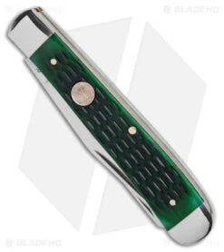 Boker Trapper Traditional Pocket Knife Jigged Green Bone (Polish D2) 7 Boker Trapper Traditional Pocket Knife Jigged Green Bone (Polish D2) -Boker Boker Trapper Traditional Pocket Knife Jigged Green Bone Polish D2 BHQ 146650 td spine