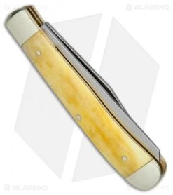 Boker Trapper Pocket Knife 4.25" Yellow Bone 110731 8 Boker Trapper Pocket Knife 4.25" Yellow Bone 110731 -Boker Boker Trapper Yellow Bone BO110731 BHQ 40074 jr side