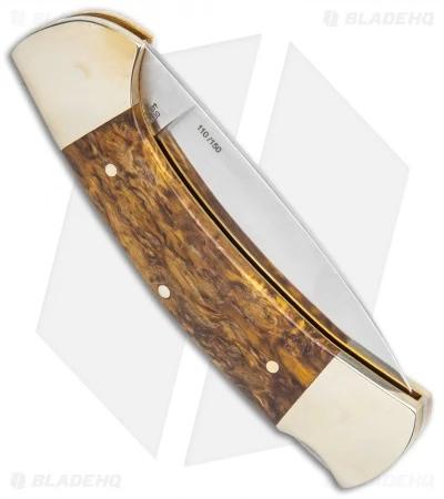 Boker 3000 150th Anniversary Edition Lockback Knife Curly Birch Wood (3.375") 5 Boker 3000 150th Anniversary Edition Lockback Knife Curly Birch Wood (3.375") - Image 3
