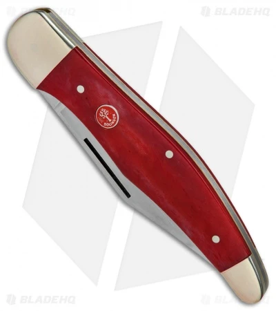 Boker Tree Brand L.E. Hunter Lockback Pocket Knife 5.25" Smooth Red Bone 5 Boker Tree Brand L.E. Hunter Lockback Pocket Knife 5.25" Smooth Red Bone - Image 3