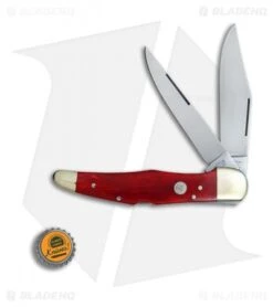 Boker Lockback Gentleman's Knife Smooth Red Bone (2.8" Polish) 9 Boker Lockback Gentleman's Knife Smooth Red Bone (2.8" Polish) -Boker Boker Tree Brand LE Trapper Double smooth red bone BHQ 78495 er bottlecap