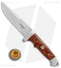 Boker Vollintegral 2.0 1674 Fixed Blade Knife Amboina Root Wood (4.6" Satin) 9 Boker Vollintegral 2.0 1674 Fixed Blade Knife Amboina Root Wood (4.6" Satin) -Boker Boker Vollintegral 2 1674 ambonia root wood satin BHQ 71011 er bottlecap