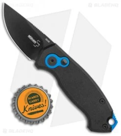 Boker Vox Kompakt CA Legal Automatic Knife (1.9" Black D2) -Boker Boker Vox Kompakt CA Legal Auto Knife Black 01BO624NSOI BHQ 95711 jr bottlecap 2