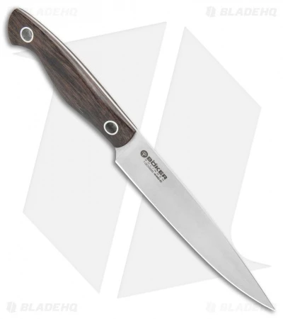 Boker Vox Saga 6" Utility Kitchen Knife Grenadill Wood 4 Boker Vox Saga 6" Utility Kitchen Knife Grenadill Wood - Image 2