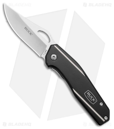 Buck Dealer Tin 247/246 2-for-1 Liner Lock Knife Black Aluminum (3," 2.8" Satin) 4 Buck Dealer Tin 247/246 2-for-1 Liner Lock Knife Black Aluminum (3," 2.8" Satin) - Image 2