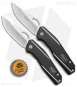 Buck Dealer Tin 247/246 2-for-1 Liner Lock Knife Black Aluminum (3," 2.8" Satin) 17 Buck Dealer Tin 247/246 2-for-1 Liner Lock Knife Black Aluminum (3," 2.8" Satin) -Boker Buck Dealer Tin 247 246 LL Kit BHQ 141778 jr bottlecap