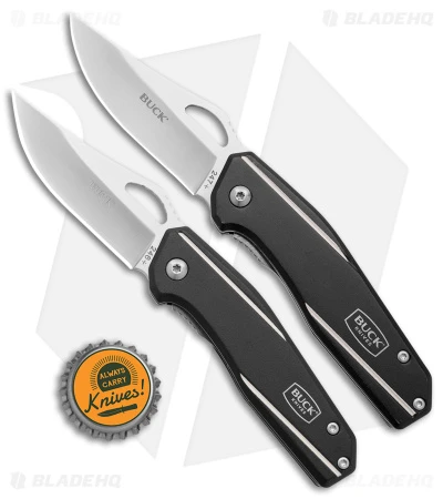 Buck Dealer Tin 247/246 2-for-1 Liner Lock Knife Black Aluminum (3," 2.8" Satin) 10 Buck Dealer Tin 247/246 2-for-1 Liner Lock Knife Black Aluminum (3," 2.8" Satin) - Image 8