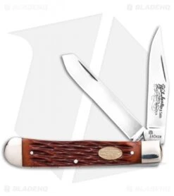 Boker H.J. Justin & Sons Trapper Knife 4" Jigged Bone