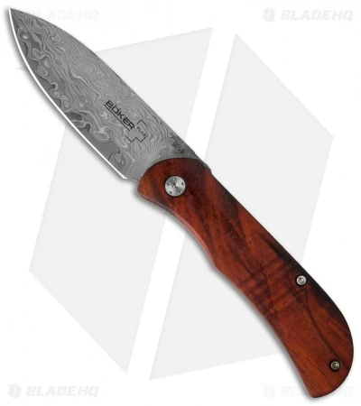 Boker Plus Exskelibur II Liner Lock Knife Cocobolo (2.75" Damascus) 01BO223DAM 3 Boker Plus Exskelibur II Liner Lock Knife Cocobolo (2.75" Damascus) 01BO223DAM