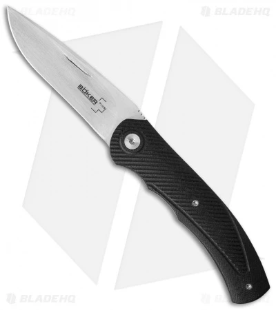 Boker Plus A2 Mini 42 Liner Lock Knife Black G-10 (2.9" Satin) 01BO356 3 Boker Plus A2 Mini 42 Liner Lock Knife Black G-10 (2.9" Satin) 01BO356