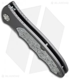 Boker Leopard Damascus III Collection 42 Knife (3.5" Damascus) 110239DAM -Boker boker 110239dam bottom cm