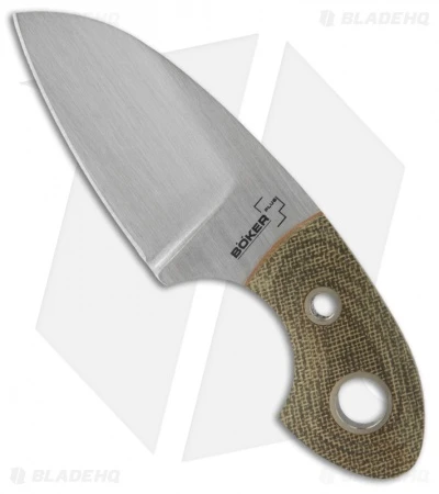 Boker VoxKnives Gnome Fixed Blade Knife (2" Satin) 02BO270 3 Boker VoxKnives Gnome Fixed Blade Knife (2" Satin) 02BO270