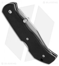 Boker Plus Optima Europe Black Folding Knife (3.5" Satin) 01BO105 -Boker boker folder black satin 01bo105 side
