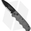 Boker Kalashnikov Automatic Knife Gray (3.25" D2 Black Serr) 2 Boker Kalashnikov Automatic Knife Gray (3.25" D2 Black Serr) -Boker boker kalashnikov ser 01kals74b BHQ 0104 jr