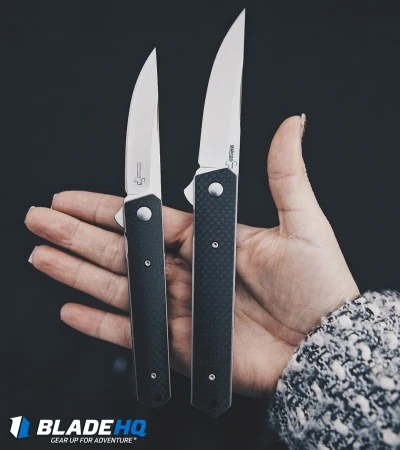 Boker Mini Kwaiken Flipper Knife Carbon Fiber (3" Satin VG-10) 01BO283 6 Boker Mini Kwaiken Flipper Knife Carbon Fiber (3" Satin VG-10) 01BO283 - Image 4