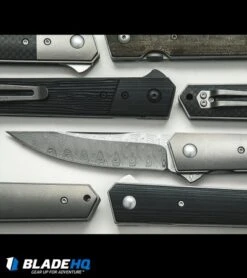Boker Kwaiken Flipper Knife Titanium (3.5" Damasteel) 01BO297DAM -Boker boker kwaiken variety dl 1